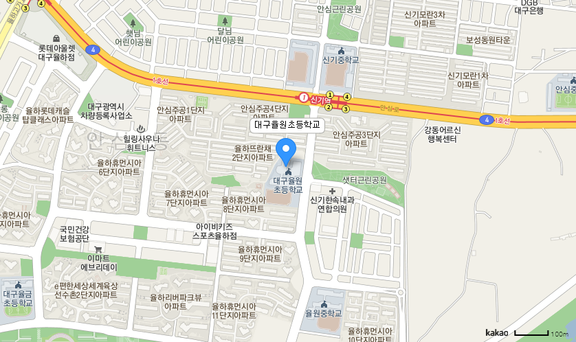 학교 찾아오시는 길 지도